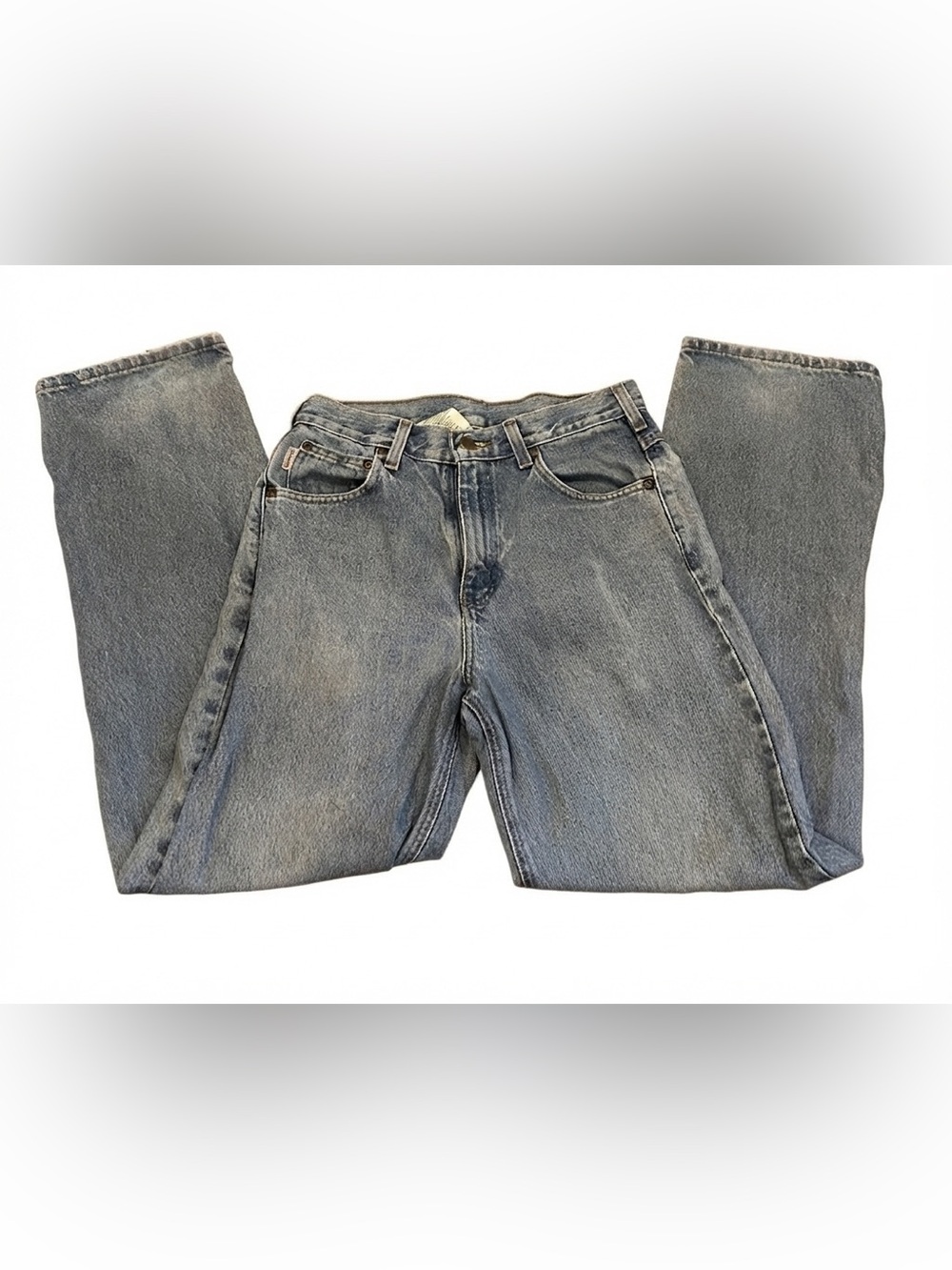 Carhartt B160 STW Relaxed Fit Light Wash Denim Jeans - Men's Size 30x32